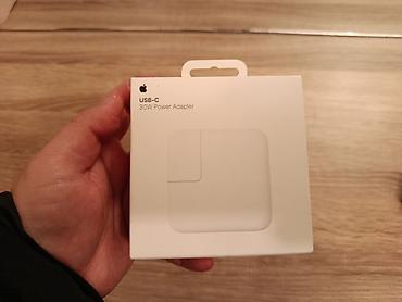 aple 14: İdeal vəziyyətdə, qutusu açılmamış Apple 30W USB‑C Power Adapter - — 3
