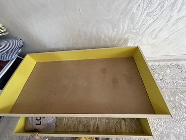 Оңдоп-түзөө жана курулуш: Балдар үчүн эки ярустуу, Колдонулган, МДФ, түсү - Сары — 2