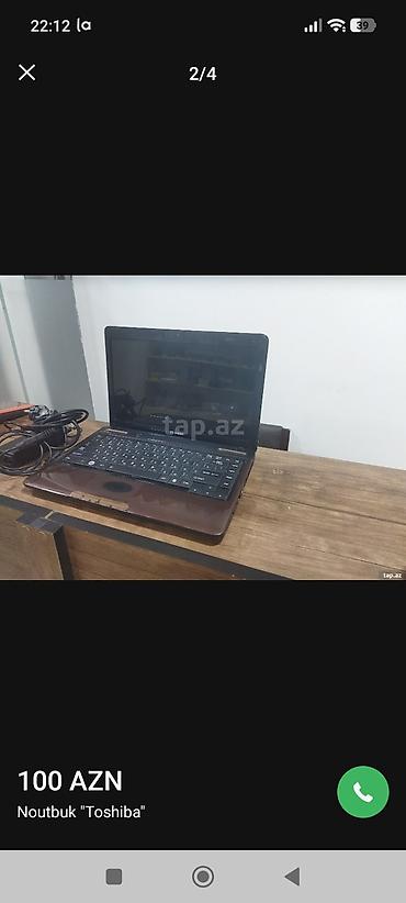 iphone 13 işlenmiş: Toshiba noutbuk - Brend/model: Toshiba Satellite seriyası (qəhvəyi — 2