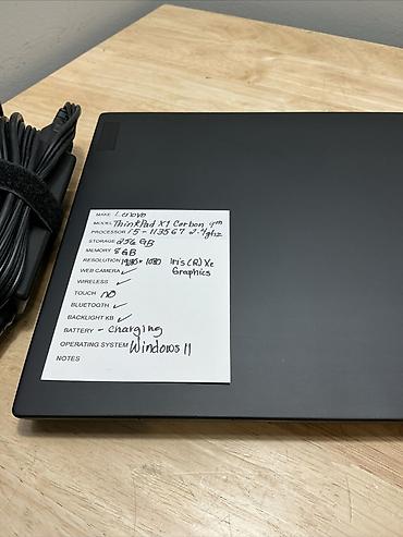 Ноутбуки Lenovo: 💻 Thinkpad X1 Carbon Gen 9 ◽️ Lenovo Thinkpad X1 Carbon Gen 9 (14" — 6