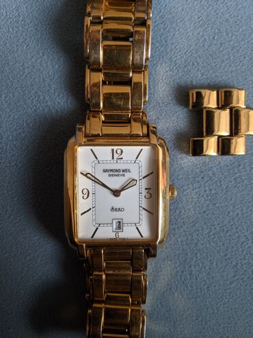 золотые цепочка: Продаются люксовые часы Raymond Weil Saxo позолотой, в хорошем