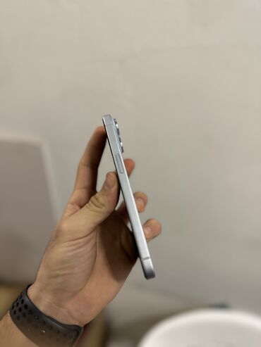 Apple iPhone: IPhone 15, 128 GB, Blue Titanium, Zəmanət, Simsiz şarj, Face ID — 6