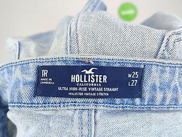 material na farmerki: Hollister, Jeansy damskie, rozmiar XS — 4