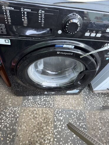 vifi saz: Paltaryuyan maşın Hotpoint Ariston, 9 kq, Avtomat, Qurutmasız, Kredit yoxdur