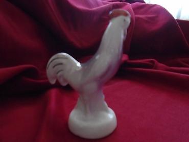tata vidi prase: Dve iste vintage porcelanske figure petlića — 3