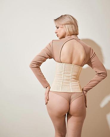 Бандажи, корсеты, корректоры: Майка корсет для похудения, после родов, для осанки, от боли в спине — 6