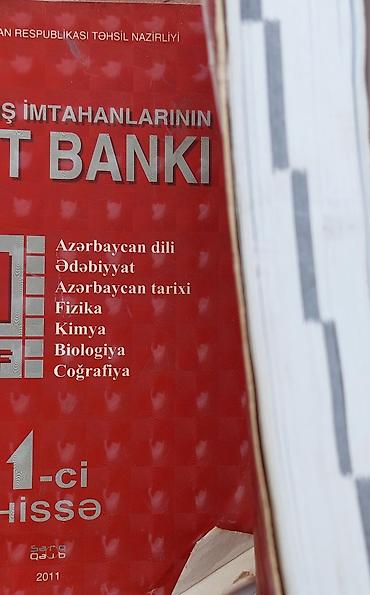 Testlər: Bütün fənnləri əhatə edən test bankları. Əla vəziyyətdədir və qalın — 2