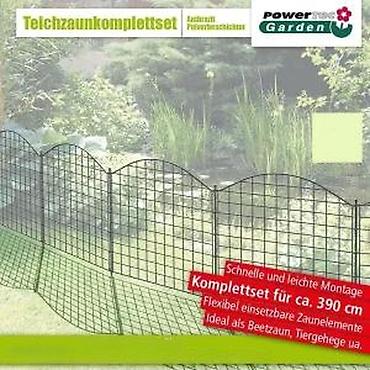 Baštenska dekoracija: Dekorativna baštenska ograda – komplet set cca 3,9 m - Tip — 14