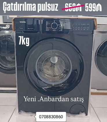 irşad paltaryuyan: Стиральная машина Vestel, 7 кг, Новый, Нет кредита, Бесплатная доставка