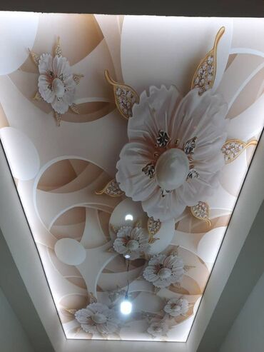 Натяжной потолок: Натяжной потолок Матовое, Глянцевое, 3D потолки Бесплатный замер, Монтаж, Бесплатная консультация at lalafo.kg — 8 Натяжной потолок: Натяжной потолок Матовое, Глянцевое, 3D потолки Бесплатный замер, Монтаж, Бесплатная консультация — 8