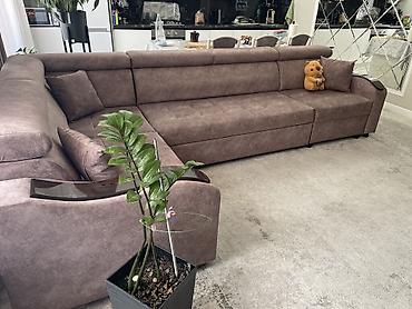 sofa: Угловой диван, C подушками — 4