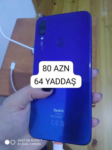 Xiaomi: Xiaomi Redmi Note 8 Pro, 64 GB, rəng - Göy, 
 Barmaq izi, İki sim kartlı