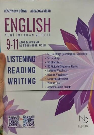 ingilis dili testi 5 ci sinif: İngilis dili 9-cu sinif, 2024 il, Ünvandan götürmə