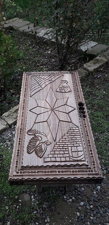 Nərdlər: Nərdlər əl işidi qoz agacinan yigilib Nərdlərin ucuz qiymətə satışı 38 — 17