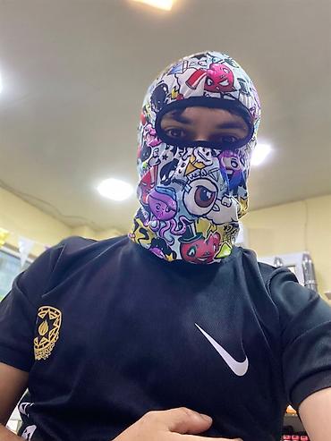 alt paltarları: Rəngarəng naxışlı balaklava maskası - Tam üz örtüklü dizayn: yalnız — 1