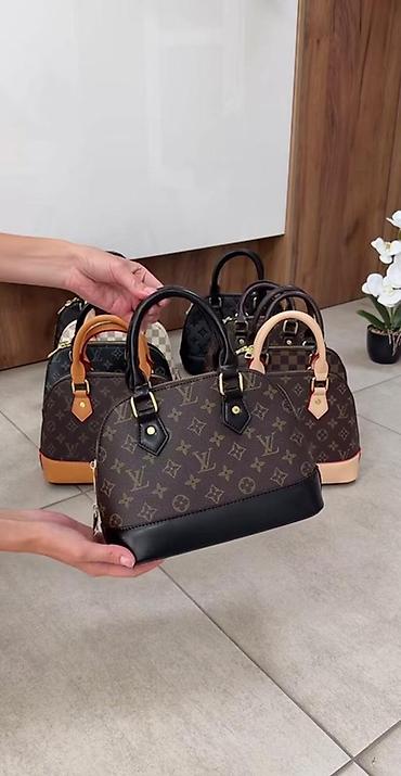 luis vitton: Классическая сумка, Louis Vuitton, Материал: Комбинированный материал, Жёсткая конструкция, Женские, Новый — 1