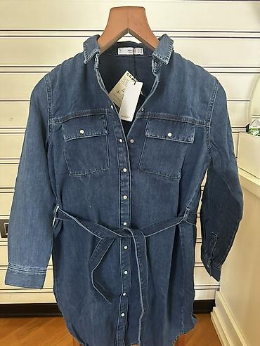mango canta: Mango denim köynək-don - Material: qalın denim (cins parça) - Rəng — 1