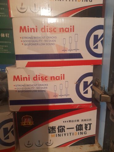 pencere şekilleri: Mini Disc Nail – betona və sərt səthlərə birbaşa bərkidilmə üçün