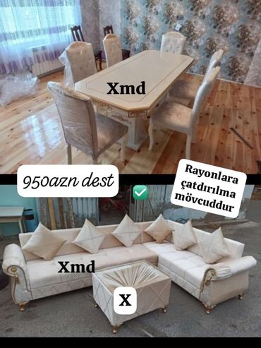 ikinci əl divan: Divan və masa dəstləri