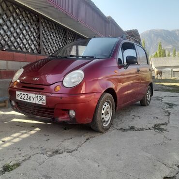 пикап иж: Daewoo Matiz, 5‑дверный хэтчбек, бордовый металлик. Кузов и