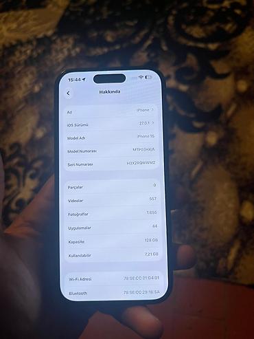 i̇phone 15 sadə: IPhone 14, Qara, Face ID — 6
