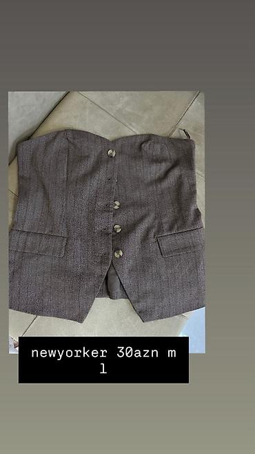 deniz geyimi: New Yorker qolsuz jilet/korset tipli üst geyim - Rəng: tünd qəhvəyi — 1