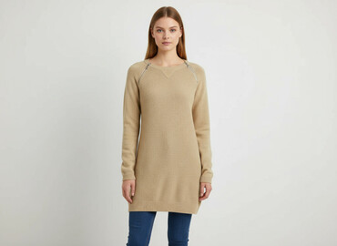 sukienki dzianinowe plus size allegro: Colours of the World, Туніка жіноча, розмір S