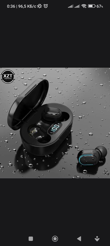 аккумулятор bluetooth: Yeni Simsiz (Bluetooth) Qulaqcıqlar, rəng - Qırmızı