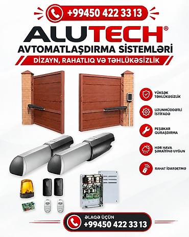 ALUTECH darvaza avtomatlaşdırma sistemi Məkanlara quraşdırılan