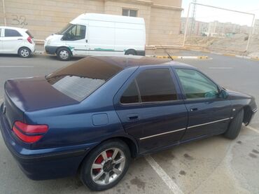 naxcivan masin elanlari: Mavi rəngdə olan Peugeot 406 sedanı. Salonu qara rəngdədir və rahat