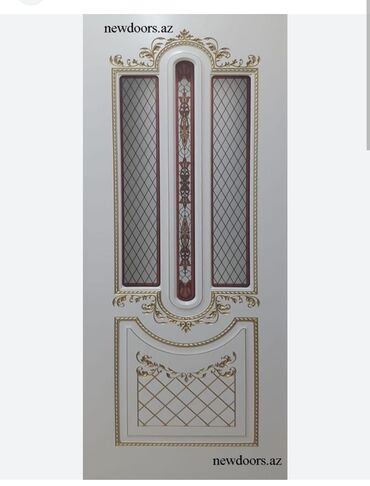 Otaq qapıları: Yeni Otaq qapısı Zamok və çərçivə ilə, Zəmanətli, Pulsuz quraşdırma, Pulsuz çatdırılma, Rayonlara çatdırılma — 3