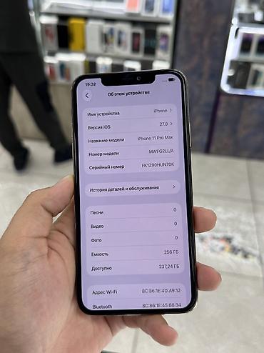 apple studio: IPhone 11 Pro Max, Б/у, 256 ГБ, Золотой, Защитное стекло, Чехол, В рассрочку, 100 % — 2