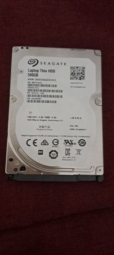 внешние жесткие диски до 320 гб: Накопитель, Б/у, Seagate, HDD, 512 ГБ, 3.5", Для ноутбука