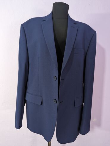 свадебный костюм мужской: Костюм 4XL (EU 48), 5XL (EU 50), цвет - Синий