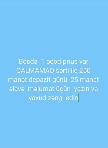Xidmətlər: Günlük, Toyota, Qalmamaq şərti ilə — 1