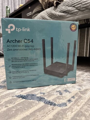 Модемы и сетевое оборудование: Продаю новый не распакованный роутер TP-LINK Archer C54 ЦЕНА