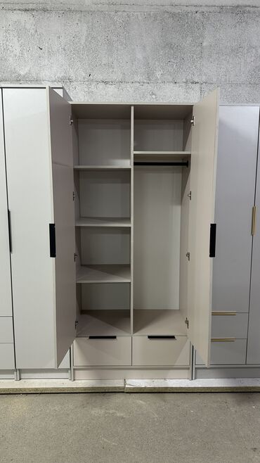 Шкафы для одежды: Шкаф для одежды, Новый, Прямой, ЛДСП — 6