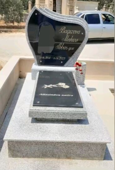 Başqa xidmətlər: Çatdırılma quraşdırılma daxil .məzar daşlarının sifarişi qəbul olunur — 9