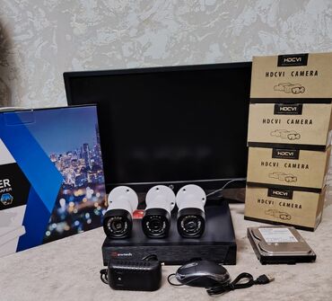 ayfon 14 pro max 2 el: Monitor DVR 4 çıxışlidir (Təzədir) Telefondan izləmə 3 ədəd gunduz