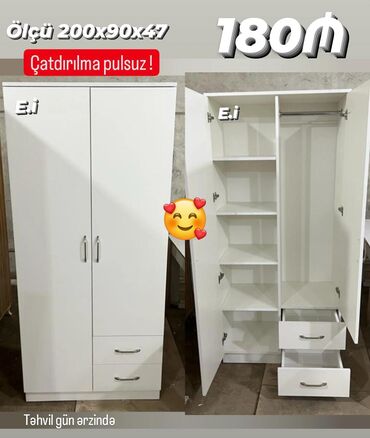 işlənmiş paltar şkafı: Çatdırılma pulsuz