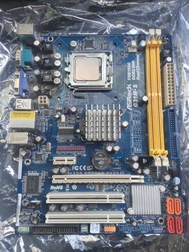 компьютер ноутбук: Энелик плата, Колдонулган, ASRock, LGA775, ПК үчүн