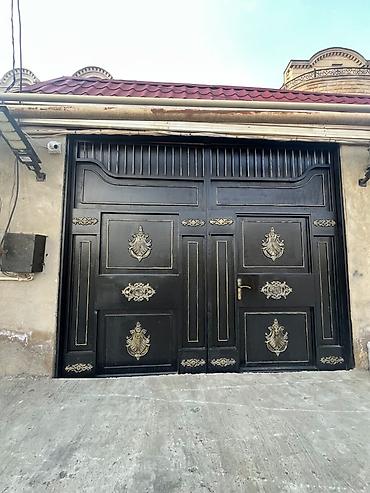 Həyət darvazaları: İşlənmiş Dəmir Həyət darvazası, 290 m, Mexaniki, Qapı ilə, rəng - Qara, Kredit yoxdur, Ünvandan götürmə — 2