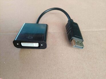 компьютеры бишкек цены: DisplayPort to DVI Cable Adapter Адаптер Конвертер с DisplayPort на