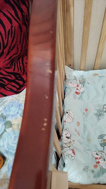 study table: 🛏 Продаю детскую кровать с люлькой и матрасом 🔹 Размер кровати — 3