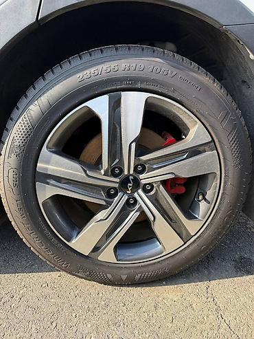 Шиналар 235 / 55 / R 19, Кыш, Колдонулган, Комплект, Жол тандабастар (АТ/МТ), Корея, Kumho — 2