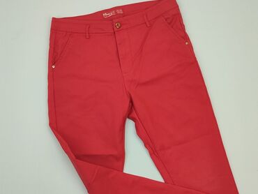 czerwone bluzki swiateczne: Брюки, L, стан - Дуже гарний