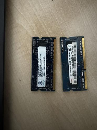 ddr4 8gb ram notebook: Noutbuk üçün 2 ədəd SO-DIMM RAM modulu - Tip: DDR3 SO-DIMM (laptop — 1