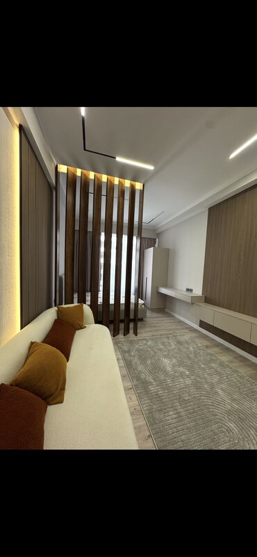 дордой квартира сдаю: 1 бөлмө, 47 кв. м, Элитка, 4 кабат, Дизайнердик ремонт