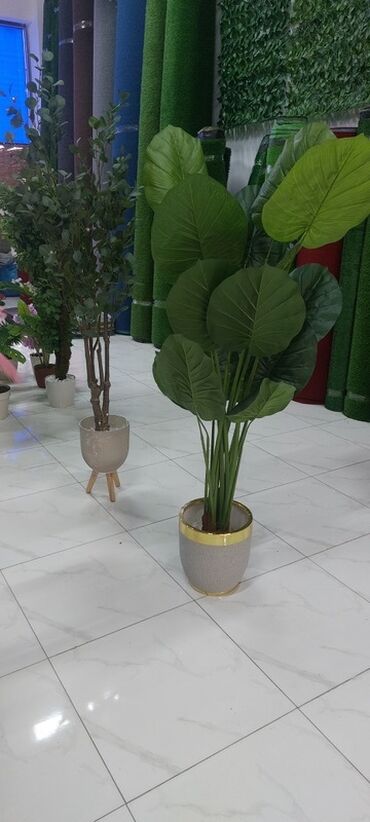 Süni güllər: Dekorativ süni ağaclar dəsti - Model 1: Varlıqlı yarpaqlı dekorativ — 18