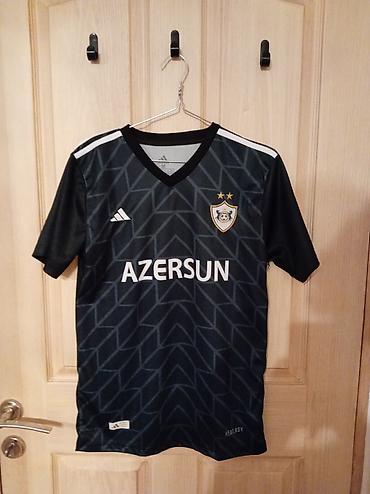 qarabaq fk: Futbolka, Adidas, M, rəng - Qara — 1